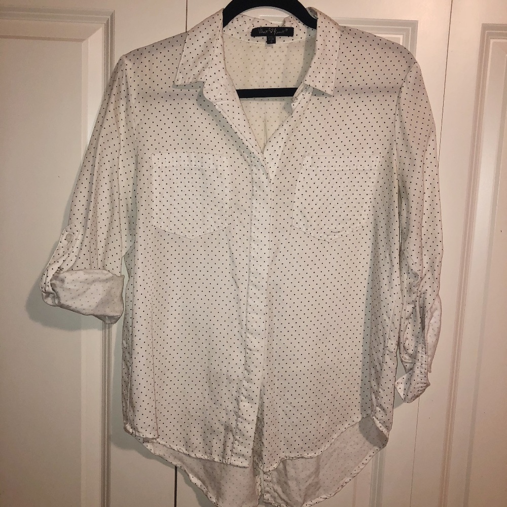 Velvet Heart Button Down Tencel Blouse
